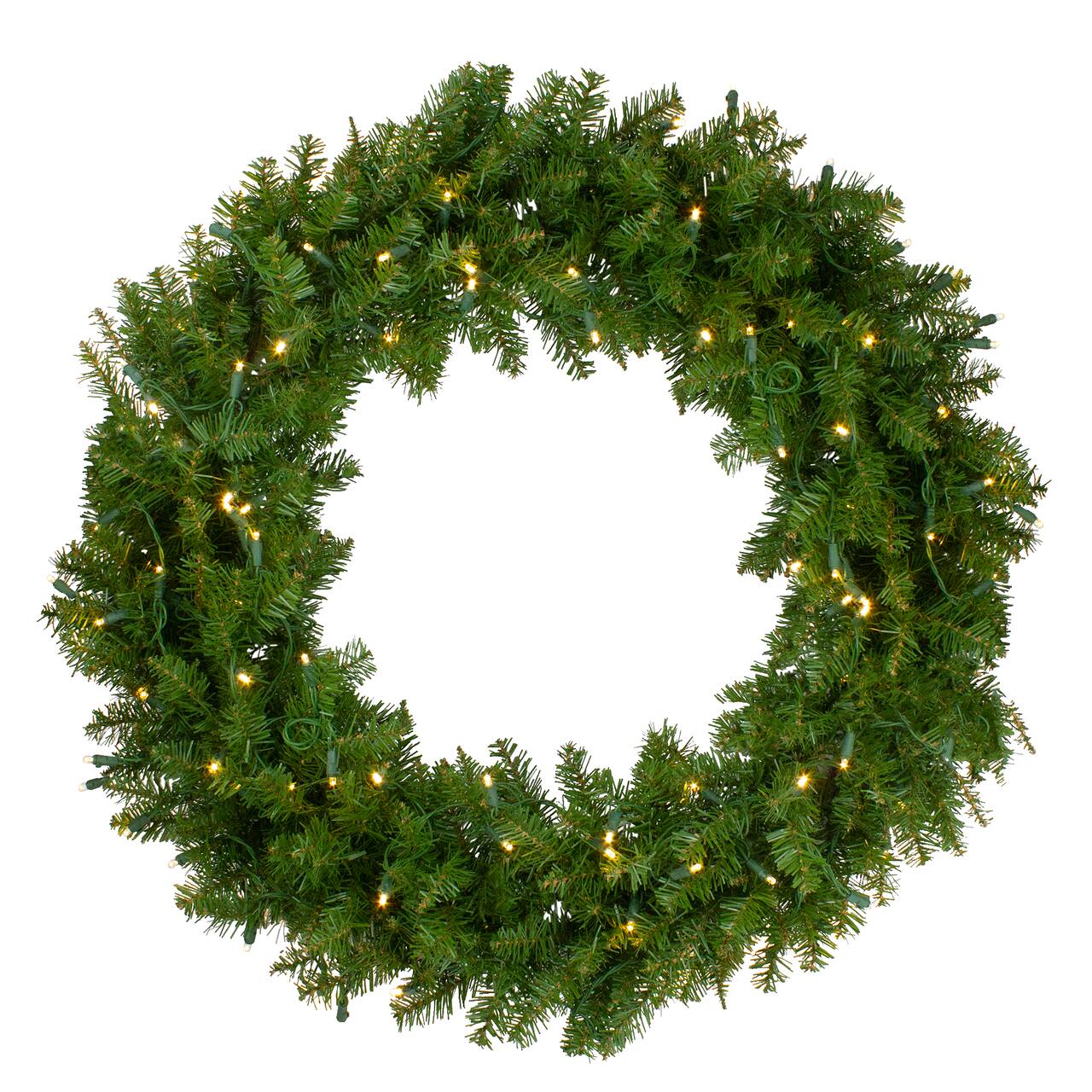 36" LED Northern Pine Artificial Christmas Wreath
